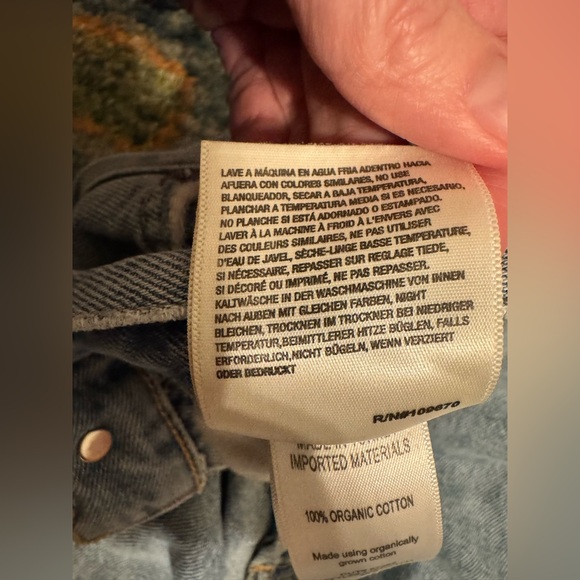 Agolde Fitted 90s Straight Leg Jeans, Organic Cotton, Size 24 - Picture 6 of 13